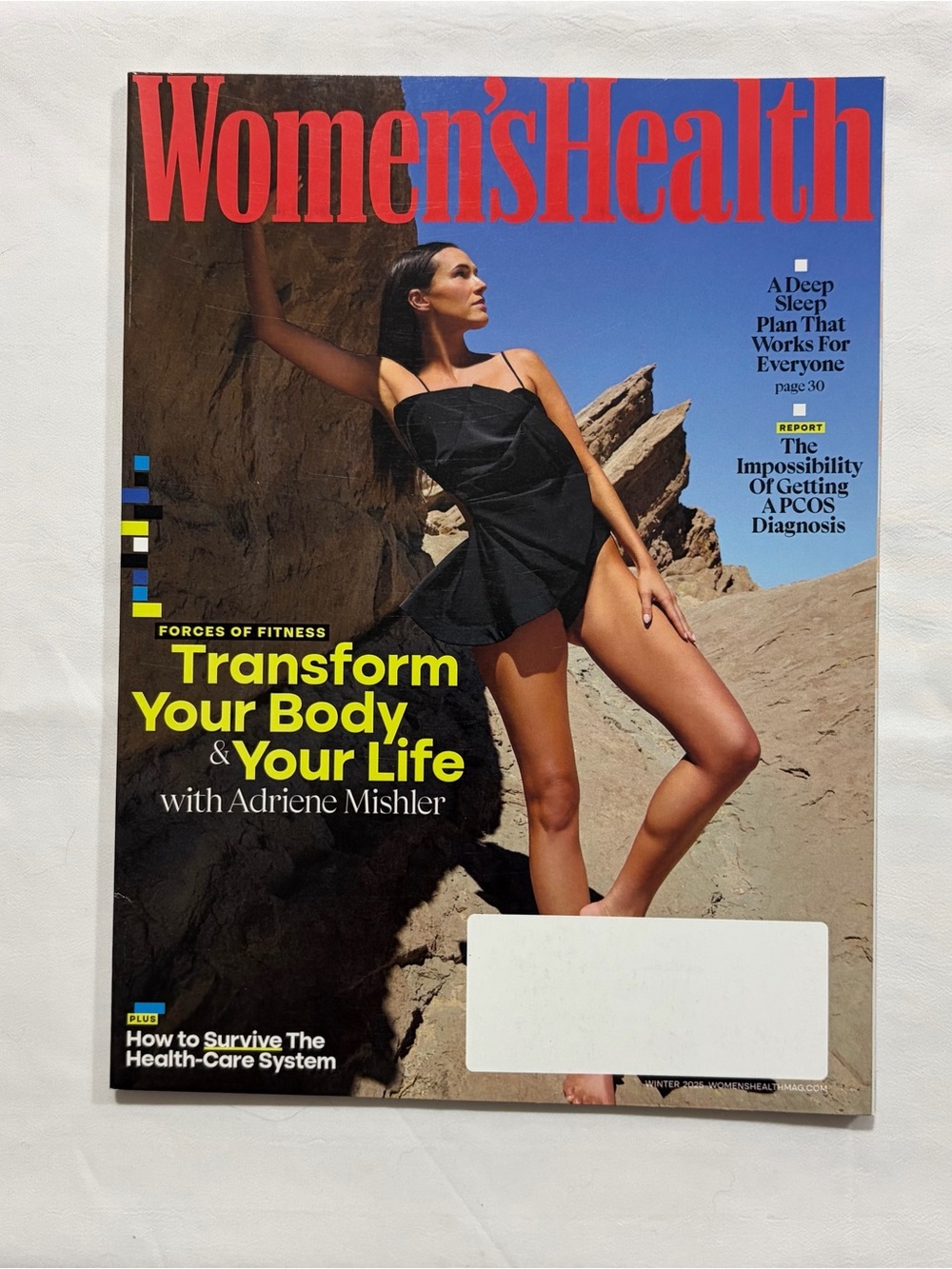 Women’s Health Adriene Mishler “Forces of Fitness” Issue Winter 2025 Magazine
